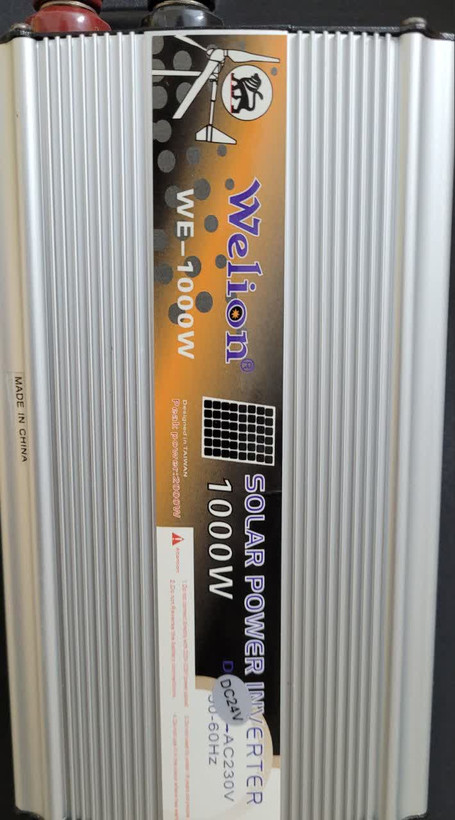 اینورتر خورشیدی 1000w 24v به 220v مدل ویلیون
