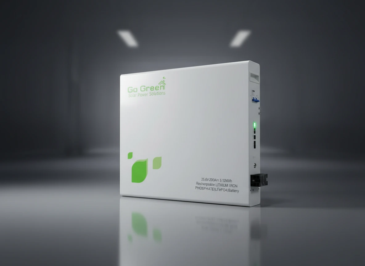 باتری لیتیومی 5 کیلووات 25.5 ولت 200 امپر برند گوگرین(Go Green)