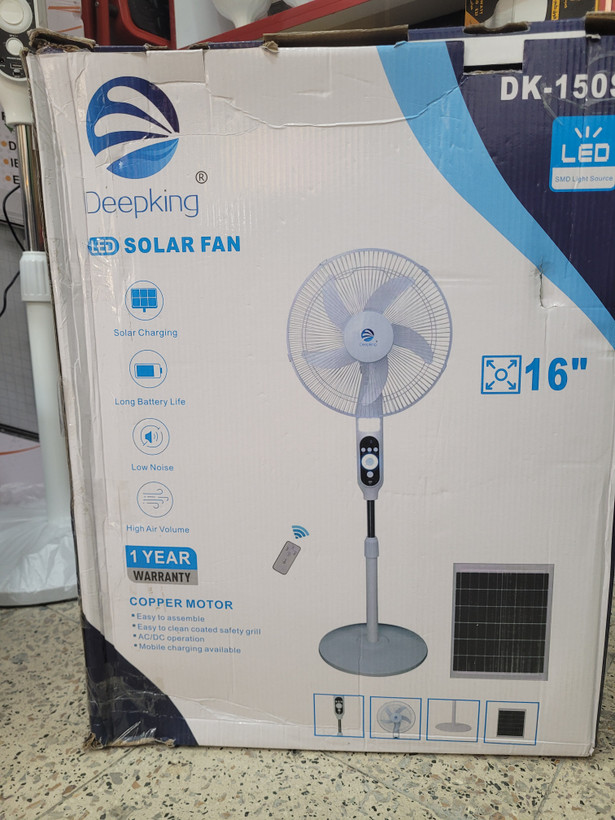 پنکه خورشیدی ایستاده 16 اینچ Deepking مدل DK-1509