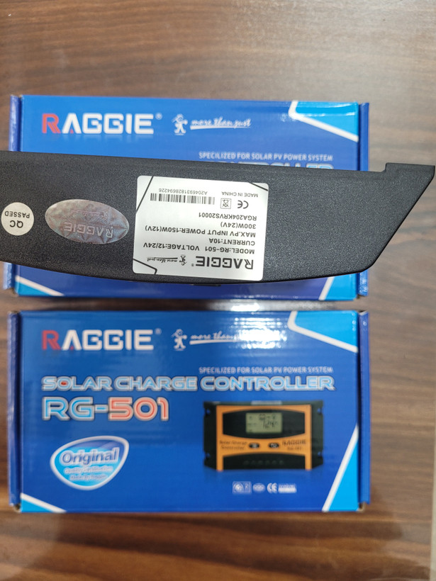شارژکنترلر خورشیدی RAGGIE RG-501 | 10A | 12/24V PWM