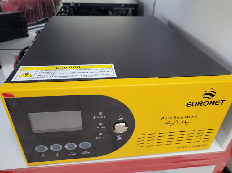 پکیج برق اضطراری تمام سینوسی یورونت (Euronet) مدل ۱۱۰۰ ولت آمپر به همراه باتری ۶۵ آمپر