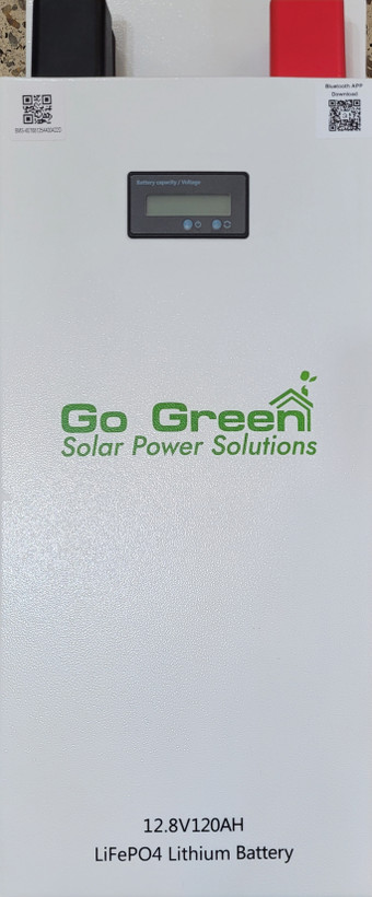 باتری لیتیومی LiFePO4 دوازده ولت ۱۲۰ آمپرساعت Go Green