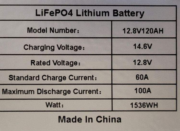باتری لیتیومی LiFePO4 دوازده ولت ۱۲۰ آمپرساعت Go Green