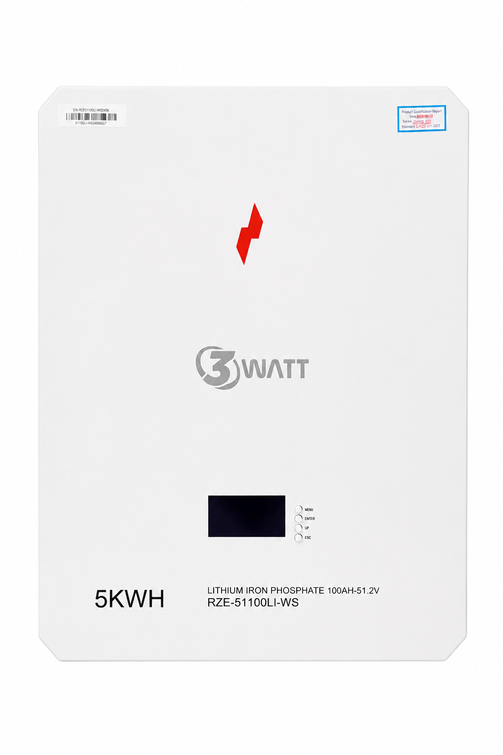 باتری لیتیومی ۵ کیلووات‌ساعت 3WATT